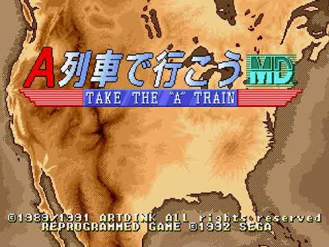 A Ressha de Ikou MD Japan - Sega Genesis (SG)