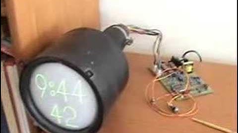 Cathode Corner Scope Clock
