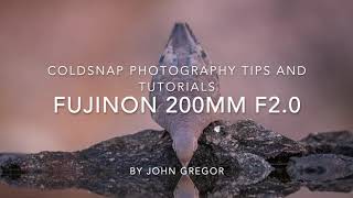 Fujinon 200mm f2 0