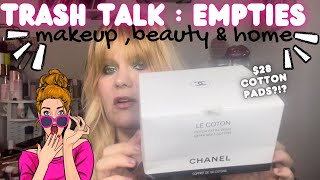 Trash Talk Empties| Makeup, Beauty & Home