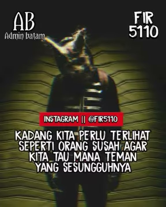 Story wa buat kawan bangsat