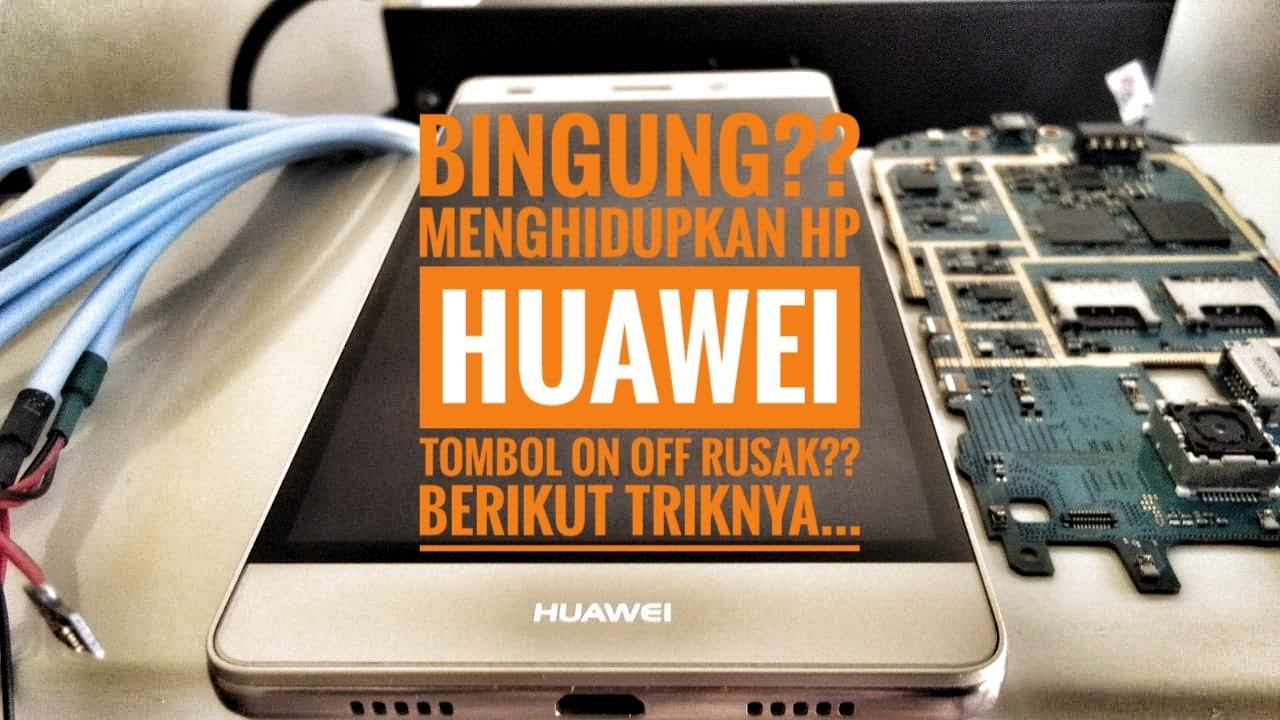 CARA MENGHIDUPKAN HP TANPA TOMBOL POWER - HOW TO TURN ON HP WITHOUT