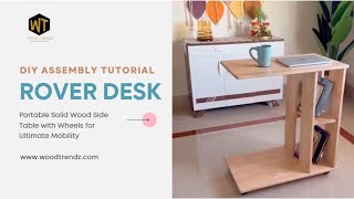 DIY Rover Desk: Create Your Stylish Side Table with Wheels | Assembly Tutorial