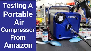 Testing A Portable Airbrush Compressor From Amazon