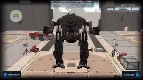 War Robots Prototype Light Bot November 12