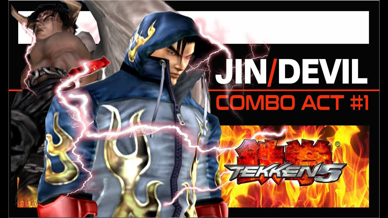 Tekken 5 - Jin & Devil Jin  Combo Exhibition - 