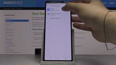 How to Enter Correction Options in SONY Xperia II – Find Autocorrection Settings
