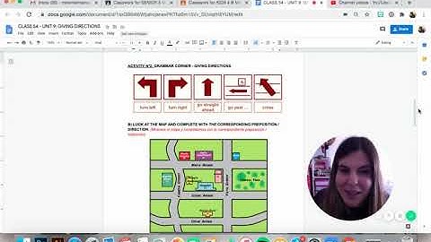 CLASS 54   UNIT 9  GIVING DIRECTIONS   Google Docs
