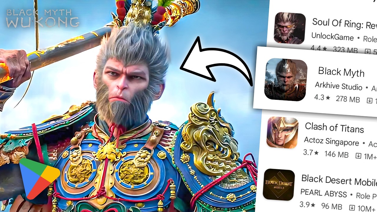 I Found BEST Black Myth Wukong Like Games in MOBILE - YouTube