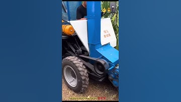 Operating at peak efficiency agriculture : Crushing corn stalks farming