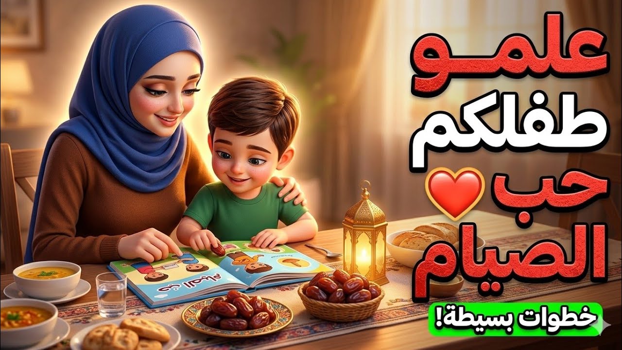 كيف أُعوِّد طفلي على الصيام بدون إجبار؟ خطوات تربوية ذكية لكل أم