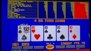 Video Poker: Double Double Bonus Poker Sequential Royal Session screenshot 5