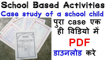 NIOS Deled  school based activities (SBA)Solved Report File  | All part in one video blank