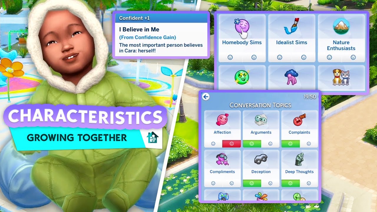 The Sims 4 Growing Together Cheats & Infant Cheats