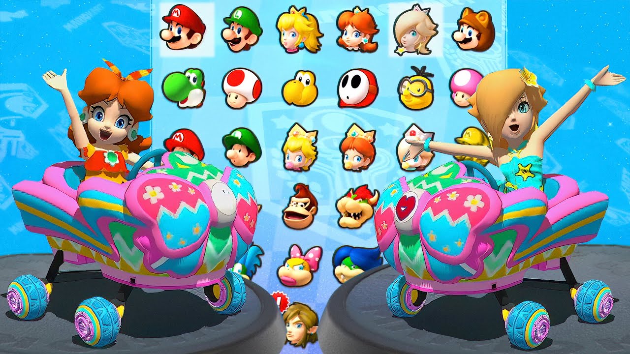 Mario Kart 8 Deluxe - Daisy & Rosalina (Swimwear) Turnip Cup|The Best ...