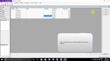 MamboSoftware Property manager video Banking Transaction List written Cheques