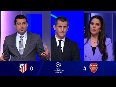 الحصيله مع اريج سليم اول تعليق في الاستديو بعد فوز ارسنال 4 0 علي اتليتكو مدريد