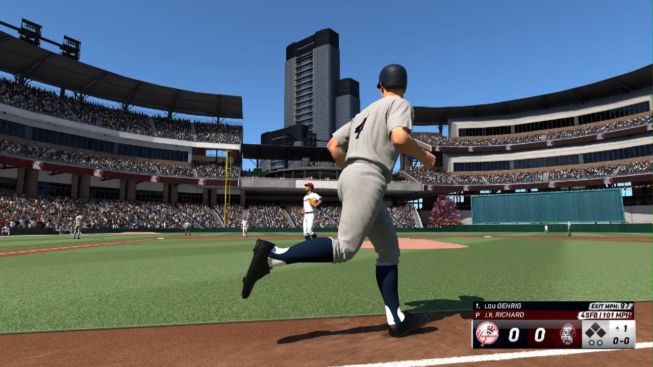 MLB The Show 24 Lou Gehrig Homerun
