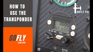 How to operate the transponder: GoFly Fix: