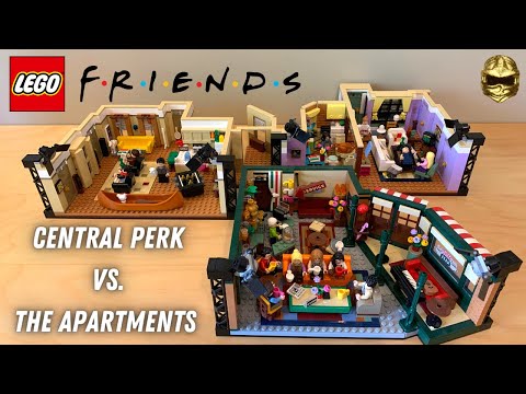 LEGO Friends Sets Comparison: 2019 Central Perk vs. 2021 The Friends Apartments!