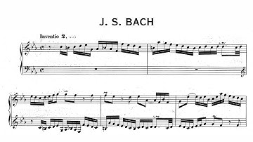 J. S. Bach - Invention No. 2 in C Minor