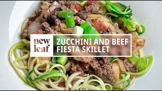 Zucchini and Beef Fiesta Skillet