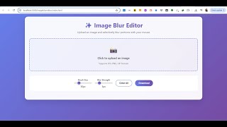 Build a Canva Image Blur Editor to Blur Images Using Magic Brush in Browser Using HTML & JavaScript screenshot 4