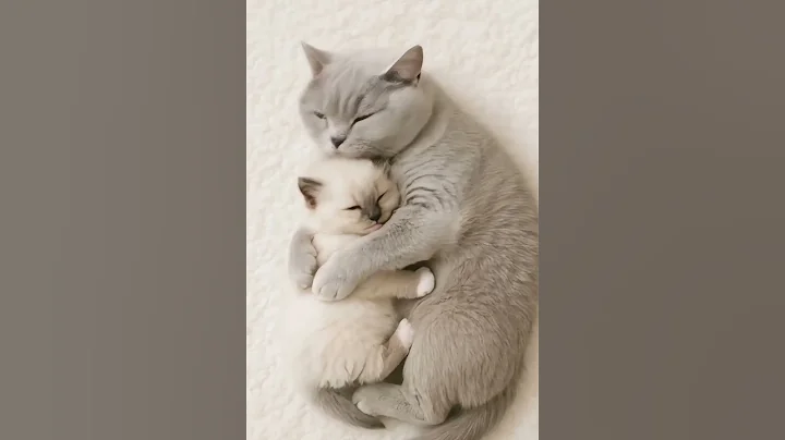 Video 10915891: british shorthair cat kitten, british shorthair mom cat, tiny british shorthair kitten, mom cat baby, perfect cat