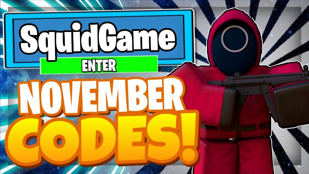 Roblox Squid Game codes in November 2021