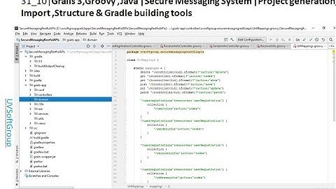 31_9|Grails 3,Groovy,Java|Project generation, Import ,Configuration & Gradle building tools|SMS