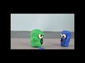 Blue VS Green short #animation #funny#clay #stopmotion #