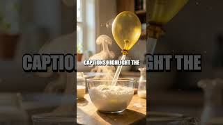 Bubbles in Action: A Minute of Kitchen Chemistry