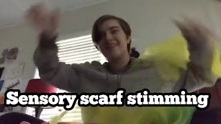 Sensory scarf stimming