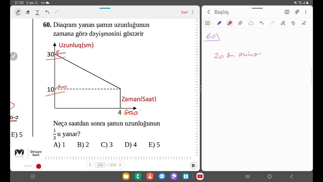 MHM 2023- Cədvəl, Diaqram, Qrafiklər (1-60) Dadashov Nurlan