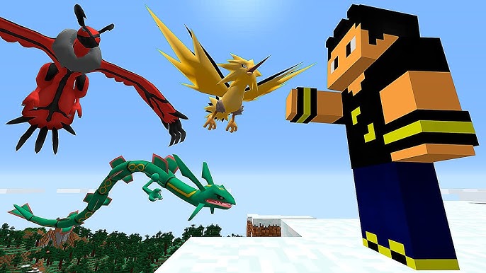 Minecraft : LENDÁRIOS DE GELO - Pokemon da Sorte Reforged