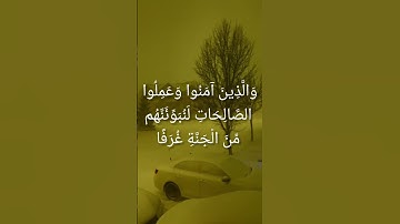 أرح سمعك و قلبك قليلا /سورة العنكبوت من الآية 56 إلى الآية 58