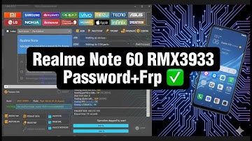 Realme Note 60 (RMX3933) Frp Unlock Tool |  FRP Bypass | Pattern Unlock | Google Account Remove 2025