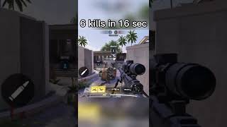 Insane AR to Sniper Wipe 🔥 CODM Raw Action #shorts