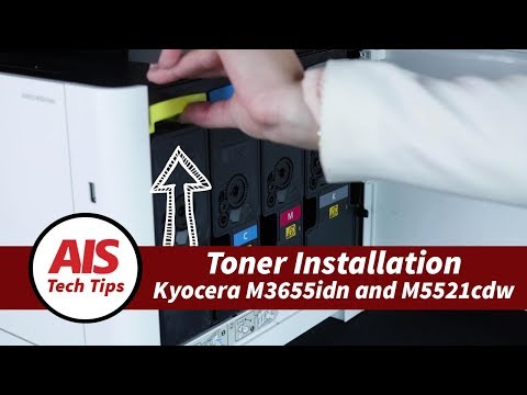 Toner Installation: Kyocera M3655idn and M5521cdw