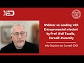 Webinar on Leading with Entrepreneurial Mindset