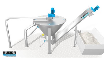 HUBER Coanda Grit Washing Plant RoSF4 – Animation