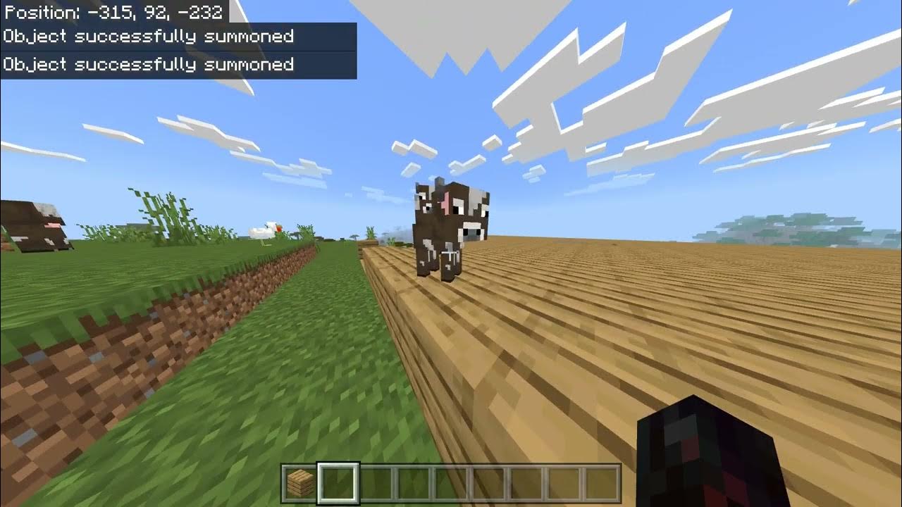 How to use the /summon command in Minecraft (Bedrock and Java) YouTube