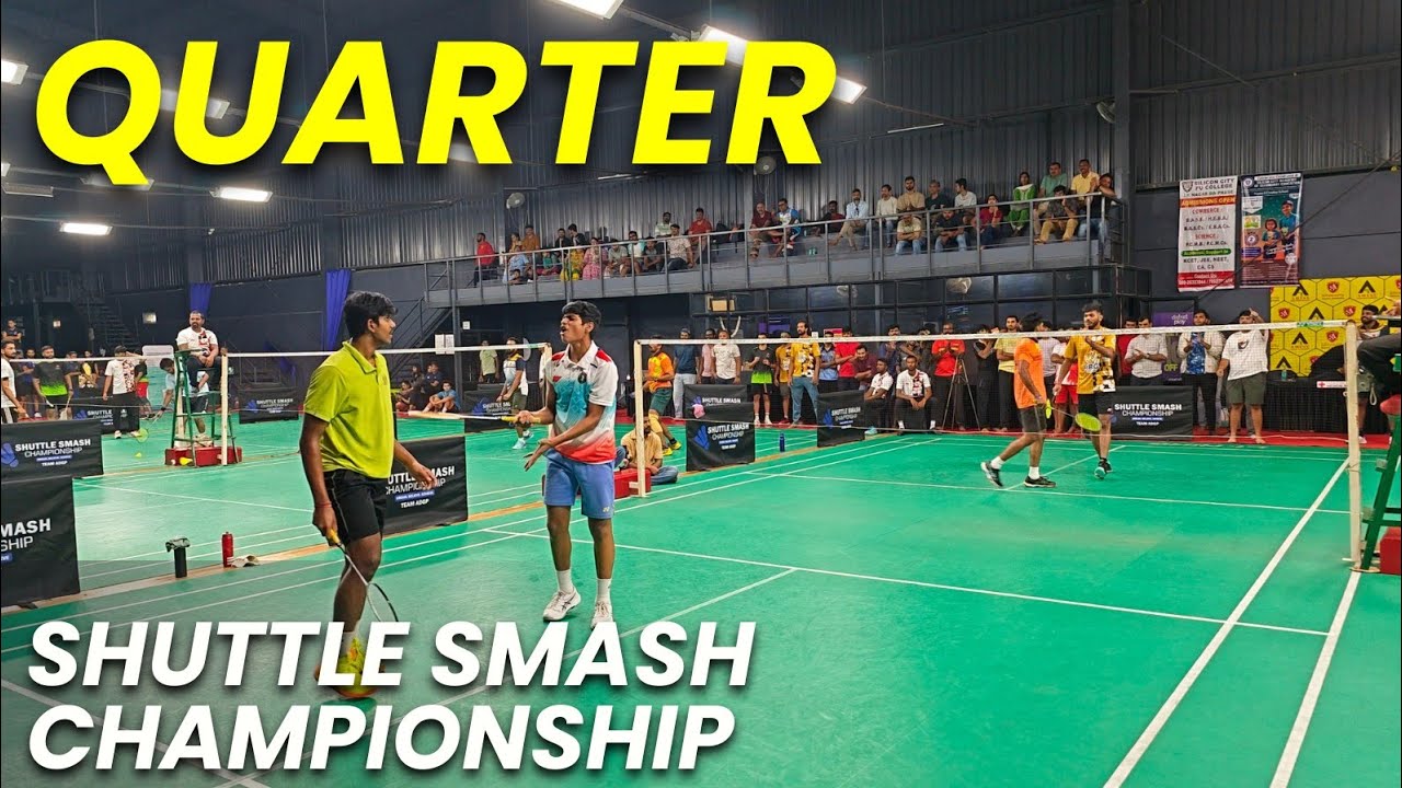 SAHASRA/SUJAY vs SHREYAS/MAYUKH | SHUTTLE SMASH CHAMPIONSHIP SEASON 2