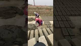 Bricks Making Process By Hand Manually