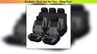 Exclusive Car Seat Covers Full Set Front Split Rear Bench For Car Universal Cloth SUV Sedan Van Aut