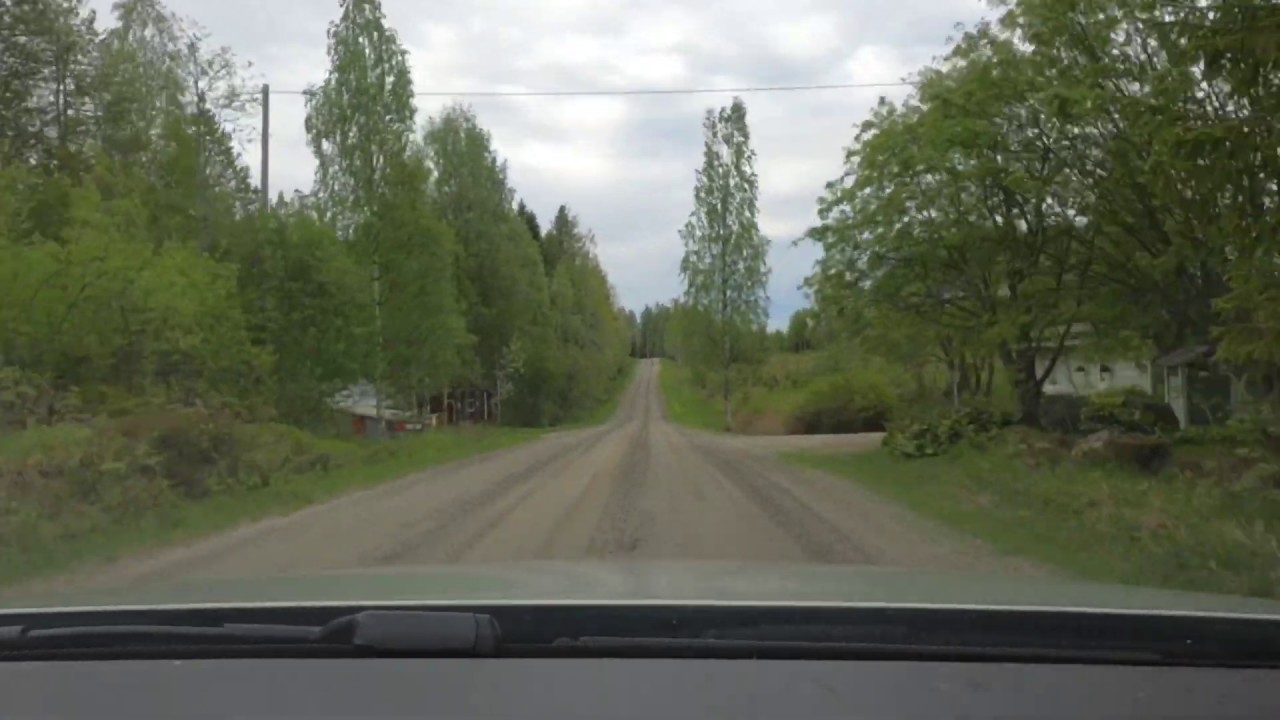 Driving Herajoentie - Vanhankaltimontie, Eno. Joensuu, Finland 4K