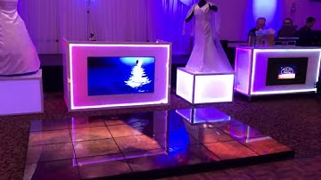 Interactive Led dance floor for wedding, club, music concert