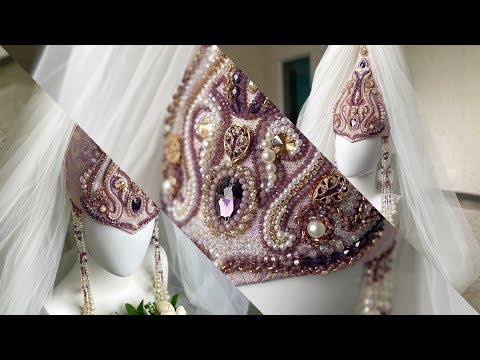 Сәукеле. Вышивканы көшіру әдісі.