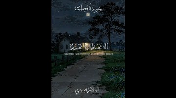 سورةُ فُصِّلتْ|آيه 30|القارئ إسلام صبحي  #اكسبلور #المصحف #لايك
