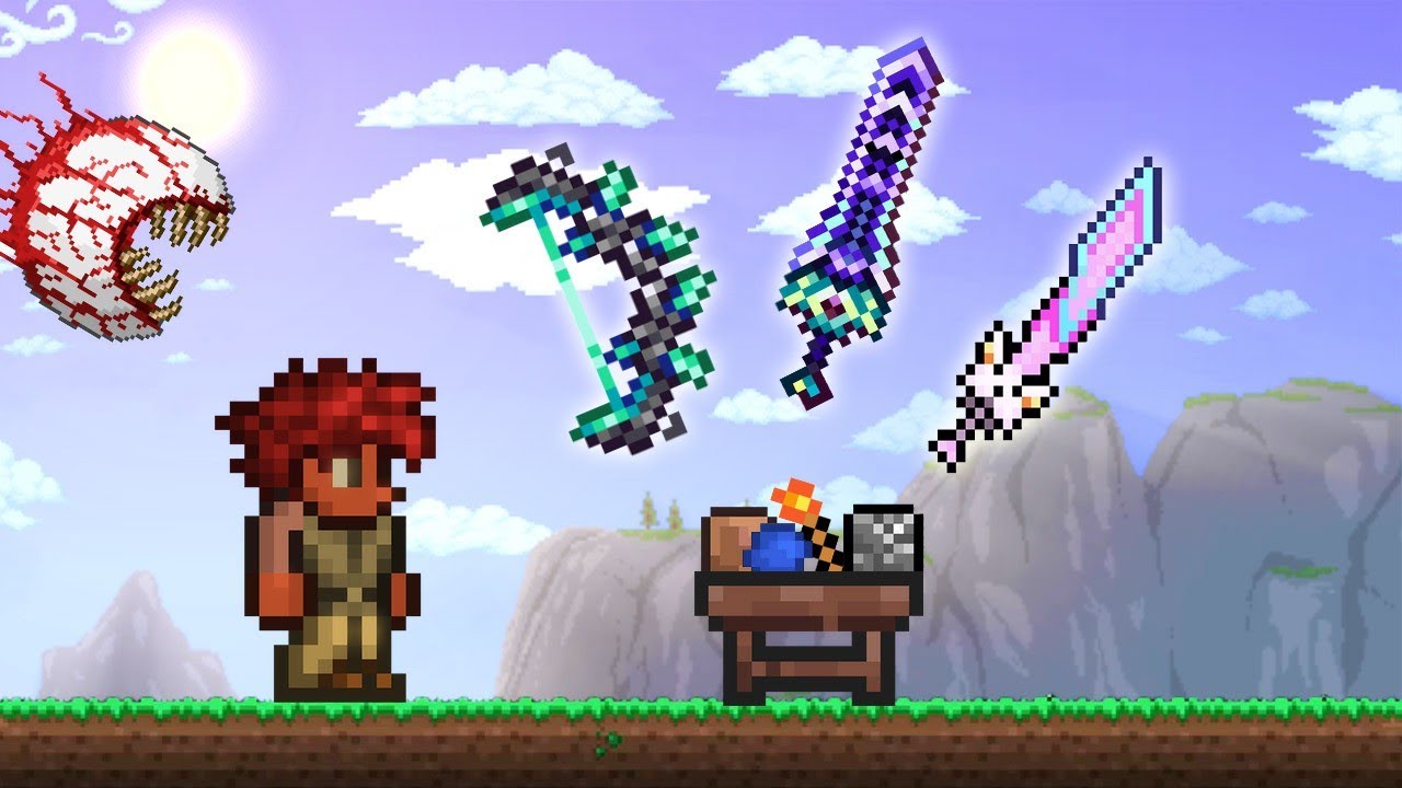 Terraria, But Every Recipe Is RANDOMIZED